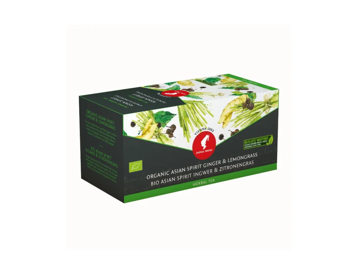 Fashion Bio Asian Spirit Ingwer & Zitronengras - 20 Teebeutel Leaf Bags
