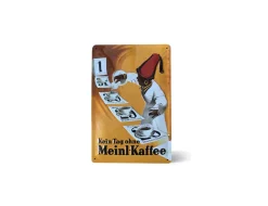 Best Metall Schild - Kein Tag Ohne Meinl Kaffee Retro|Poster