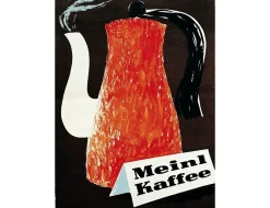 Discount Meinl Kaffee Kanne Rot Postkarte Postkarten