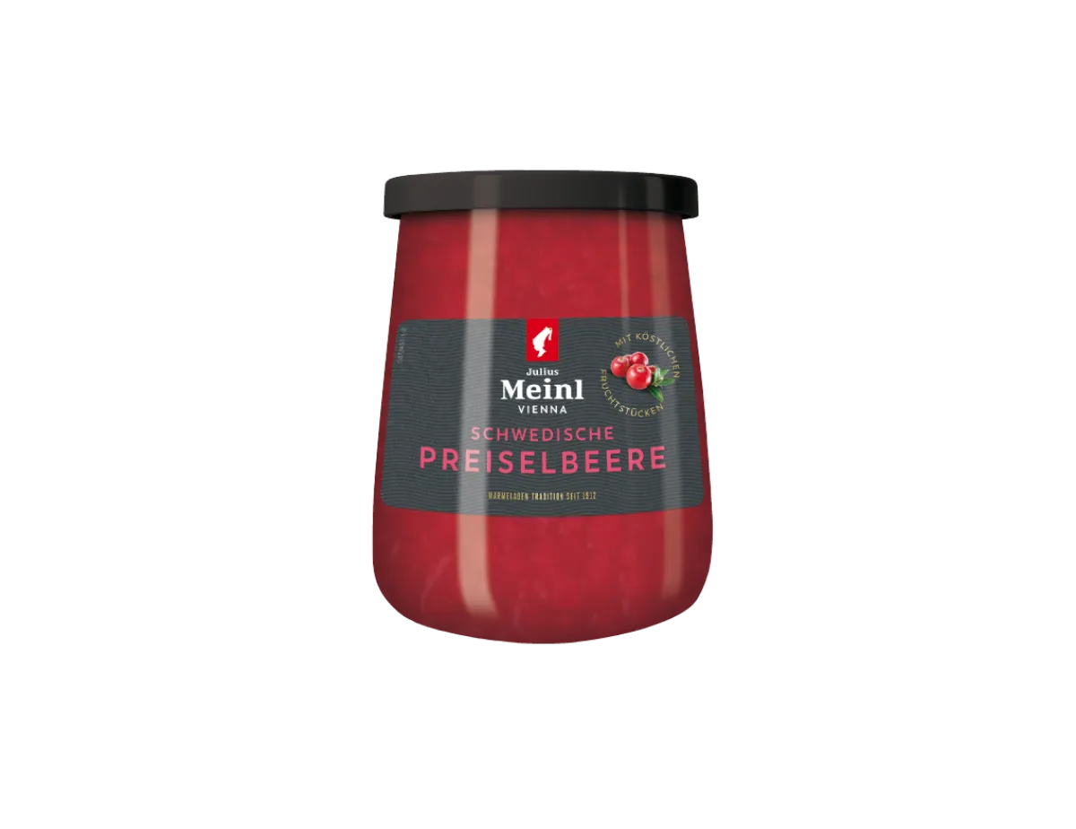 Best Schwedische Preiselbeere - 350g Premium Konfitüre (Marmelade)